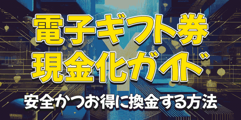 電子ギフト券現金化ガイド安全かつお得に換金する方法