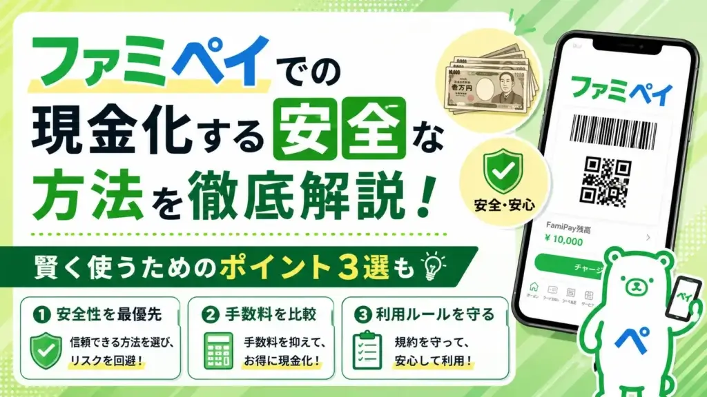 ファミペイ 現金化